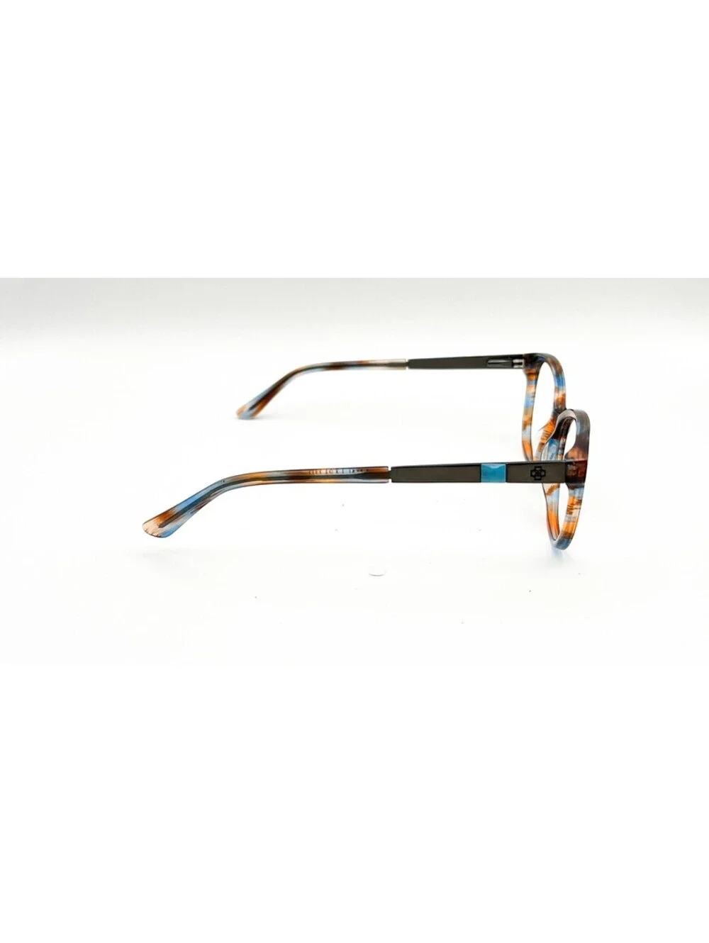 Ann Taylor At331 C02 Turquoise Horn Authentic Eyeglasses 52-16-135